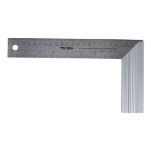 Escuadra Acero C/base De Aluminio Milimetrica De 250mm