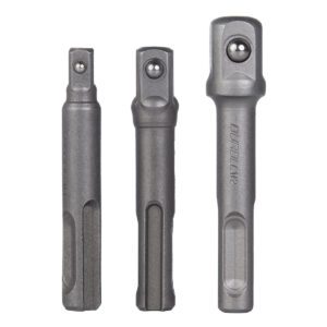 Adaptador P/ Bocallaves Sds Plus 3 Pz (65Mm X 1/4"/3/8"/15")