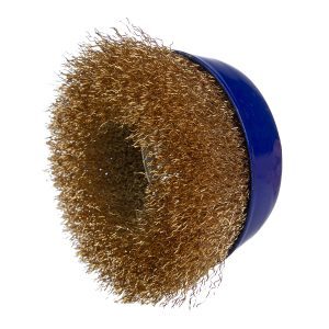 Cepillo Copa Rizado Con Tuerca Para Amoladora Industrial