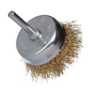 CEPILLO COPA ACERO CON EJE 6MM