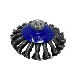 CEPILLO CONICO RETORCIDO C/TUERCA M14 100MM