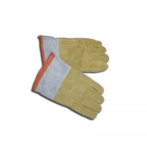 Guante Cuero Descarne Amarillo P/C