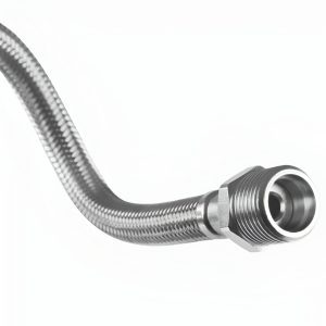 FLEXIBLE MALLADO ACERO INOXIDABLE CON MACHO GIRATORIO 1/2"
