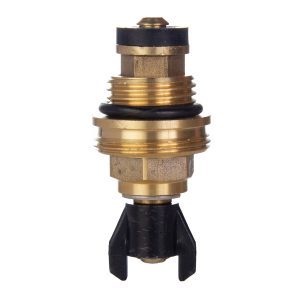 SET REPUESTO 3 PIEZAS PARA LLAVE DE PASO (CABEZAL BRONCE + ROSETA + CAPUCHÓN)