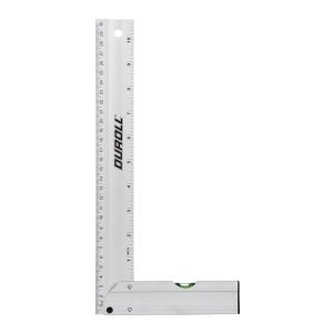 Escuadra Acero C/base De Aluminio Milimétrica De 300mm con nivel