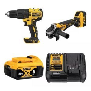COMBO DEWALT TALADRO PERCUTOR + AMOLADORA + BATERÍA