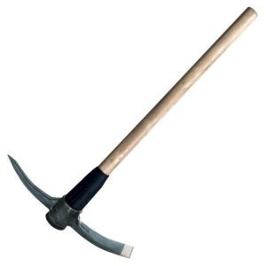 PICO FORJADO PUNTA Y PALA - 59 MM - CON CABO Y CAPUCHON