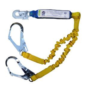 CABO DE AMARRE ELASTIZADO DOBLE MOSQUETON 55MM C/AMORT