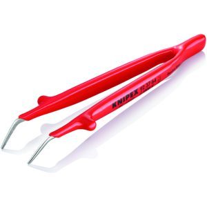 PINZA PRECISION PUNTA CURVA DENTADA