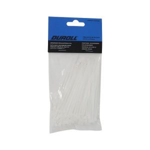 PRECINTOS DE NYLON BLANCO X 100 UNIDADES