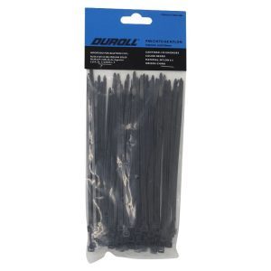 PRECINTOS DE NYLON NEGRO X 100 UNIDADES